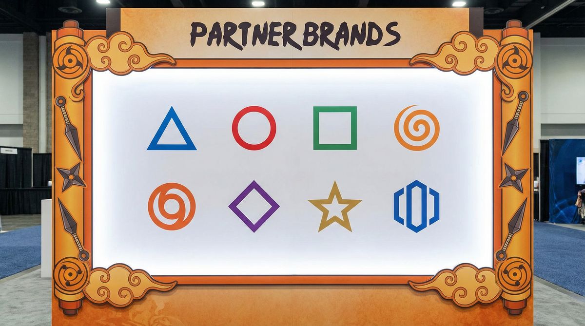 抖音风合作影视品牌Logo墙