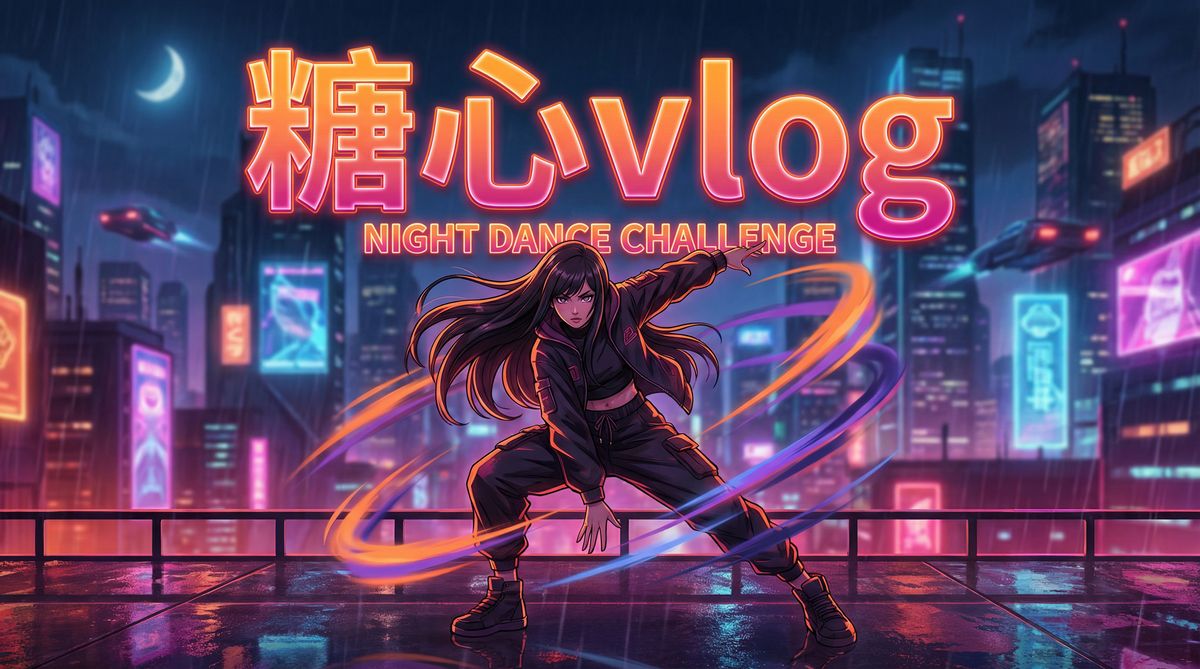 抖音风夜舞挑战视频